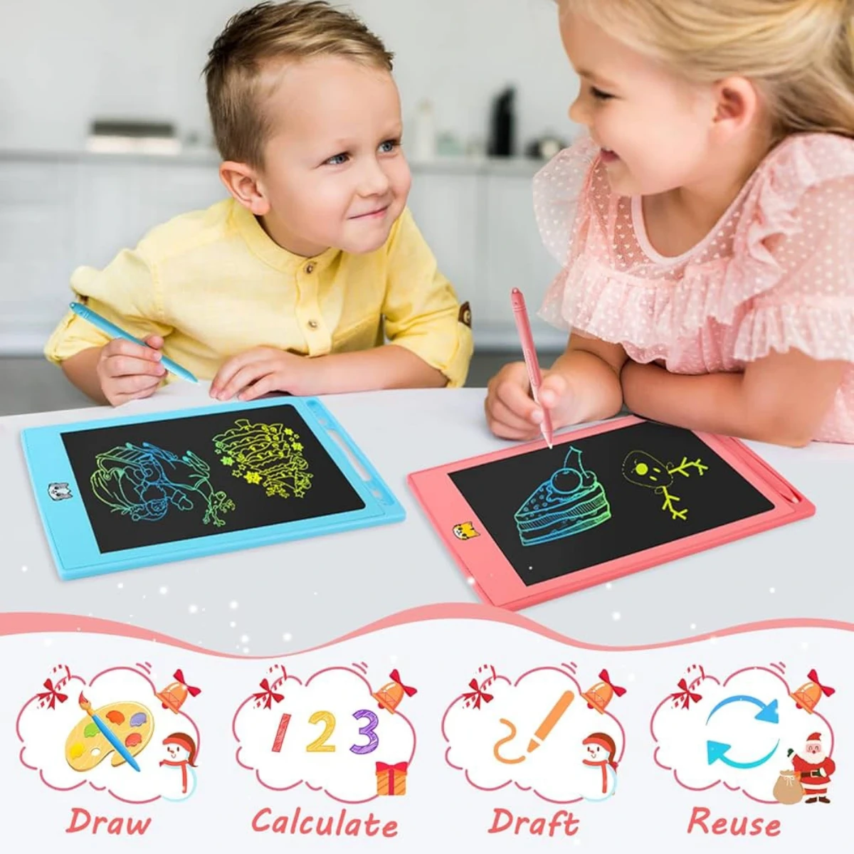 صورة لوحة كتابة رقمية  متعددة الأغراض للرسم الجرافيكي التعليمي بشاشة