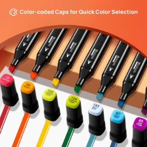 صورة مجموعة ألوان Touch – 80 قطعة ماركر مزدوج الطرف