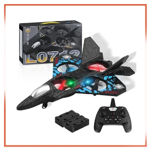 صورة طائرة مقاتلة عائمة  بجهاز تحكم عن بعد