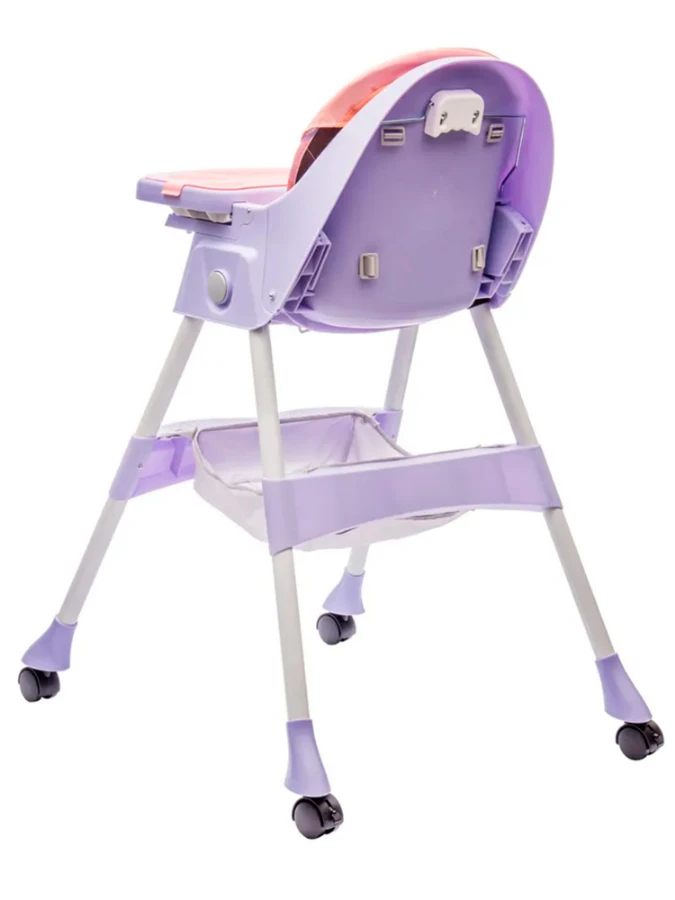 صورة كرسي طعام للأطفال متعدد الاستخدامات كرسي طعام أطفال محمول قابل للطي كرسي مرتفع للأطفال