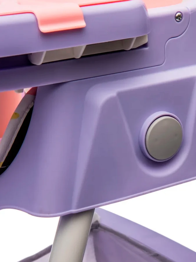 صورة كرسي طعام للأطفال متعدد الاستخدامات كرسي طعام أطفال محمول قابل للطي كرسي مرتفع للأطفال