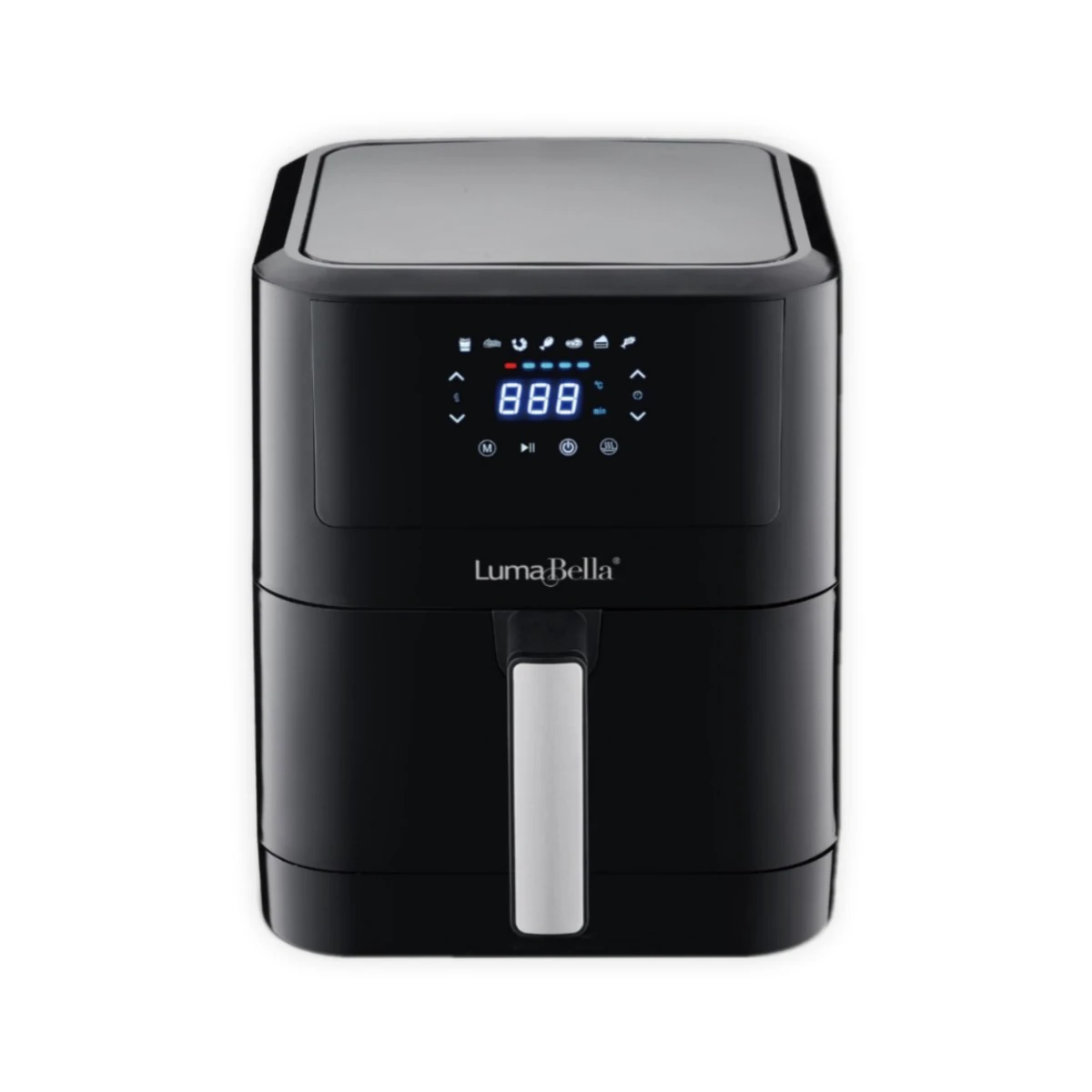 صورة قلاية هوائية ديجيتال 8 لتر لون أسود - 2000 واط - تصميم عصري قوي للأداء الفائق