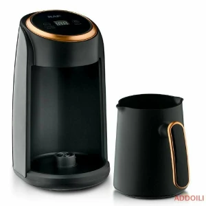 صورة ماكينة صنع القهوة التركية الكهربائية - لتحضير القهوة برغوة كثيفة (وش) - سريعة وآمنة