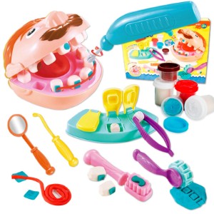 صورة لعبة دكتور كعبول (طبيب الأسنان) - مجموعة الصلصال التعليمية 16 قطعة