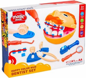 صورة لعبة دكتور كعبول (طبيب الأسنان) - مجموعة الصلصال التعليمية 16 قطعة