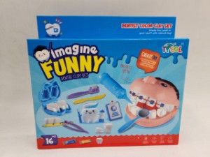 صورة لعبة دكتور كعبول (طبيب الأسنان) - مجموعة الصلصال التعليمية 16 قطعة