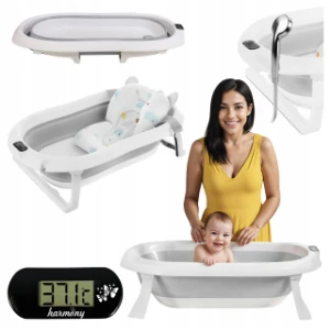صورة حوض استحمام للأطفال قابل للطي مكوّن من 5 قطع