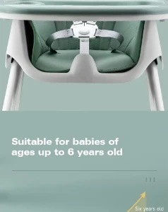 صورة كرسي طعام عالي للأطفال شبكي بتهوية مع نظام أمان