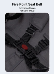 صورة عربة أطفال مزدوجة خفيفة جنبًا إلى جنب