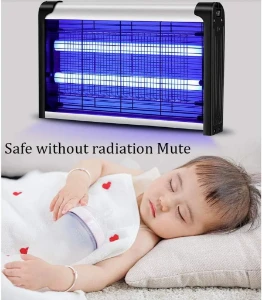 صورة مصباح قاتل البعوض، مصباح امن، طارد للبعوض الفيزيائي باضاءة LED كهربائية،
