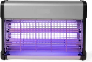 صورة صاعق الناموس المعدن للاحمال الشاقه مزود بلمبات LED كهربائى يعمل بالاشعة فوق البنفسجية 60 سم ،