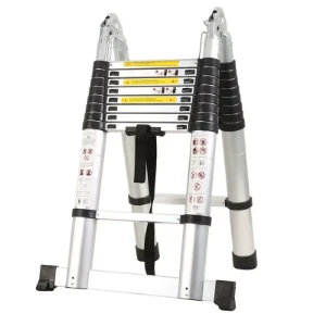 صورة سلم بستان من الألومنيوم متعدد الأغراض، قابل للطي والقابل للسحب