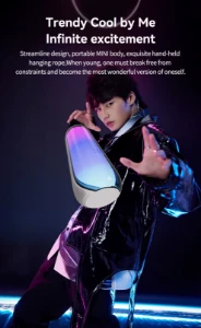 صورة مكبر صوت بتقنية البلوتوث TG384، مكبر صوت محمول مقاوم للماء للاستخدام الخارجي، مزود بسماعات TWS 1200 مللي أمبير في الساعة، مزود بمضخم صوت، وراديو FM، وخط AUX