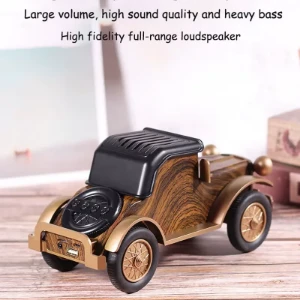 صورة سماعة بلوتوث بتصميم السيارة الكلاسيكية الفاخرة