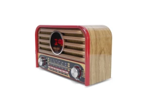 صورة راديو طراز كلاسيكي قابل لإعادة الشحن من طراز Meier M-2032BT