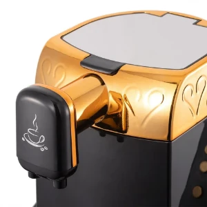 صورة ماكينة تحضير القهوة التركية 2 كوب من راف بسعة 0.8 لتر، 700 وات، R.111- أسود