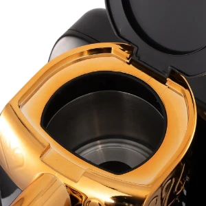 صورة ماكينة تحضير القهوة التركية 2 كوب من راف بسعة 0.8 لتر، 700 وات، R.111- أسود