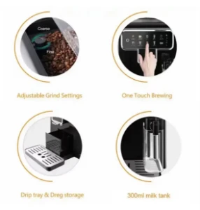 صورة ماكينة تحضير قهوة الاسبريسو اوتوماتيكية بالكامل