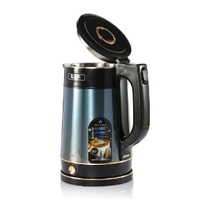 صورة غلاية كهربائية من الفولاذ المقاوم للصدأ عالي الطاقة، مقاومة للجفاف، وفقًا للمعايير الأوروبية RAF، سريعة وطويلة الأمد، مع عزل 304 سلس