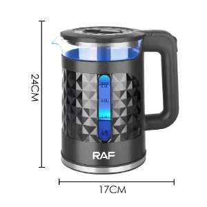 صورة غلاية كهربائية زجاجية – فولاذ مقاوم للصدأ عالي الجودة