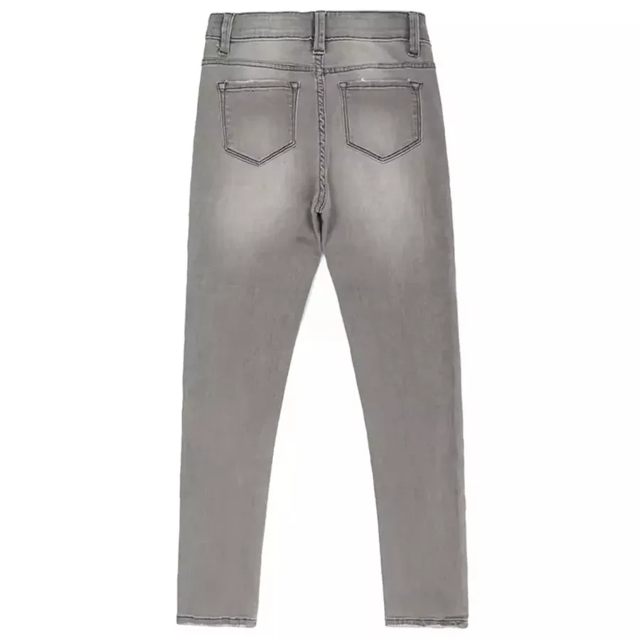 صورة بنطال جينز رمادي ضيق (Skinny Fit) – قصة عصرية - نسخ