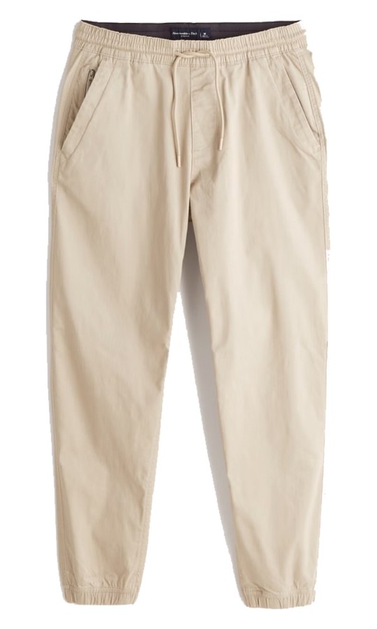 صورة بنطلون مغسول بخصر JOGGER