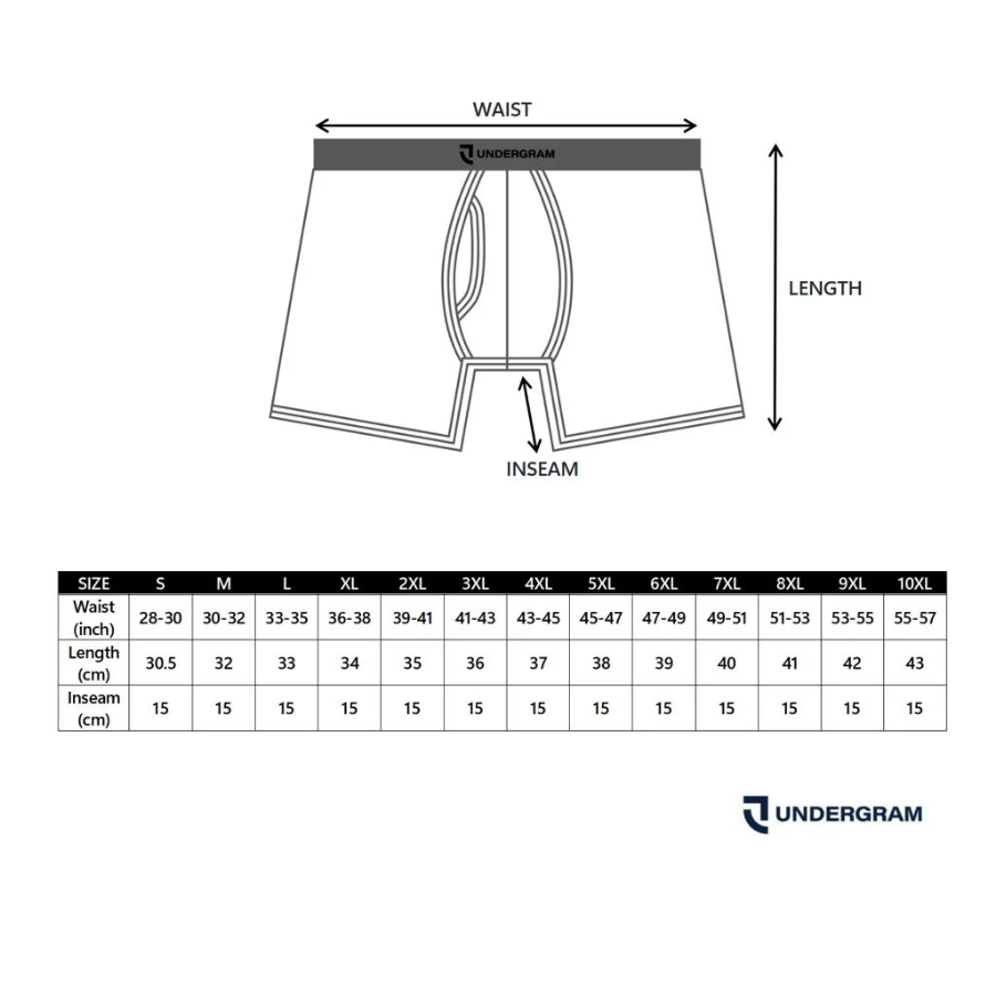 صورة حزمة من بوكسر داخلي رجالي – عبوة6  قطع -