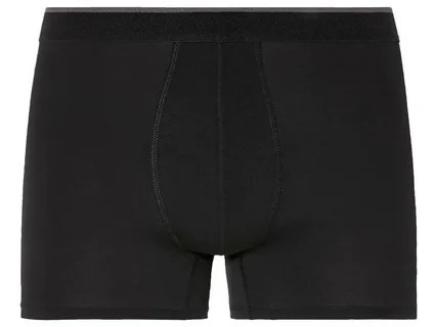 صورة حزمة 3 قطع بوكسر رجالي أسود قطن ستريتش