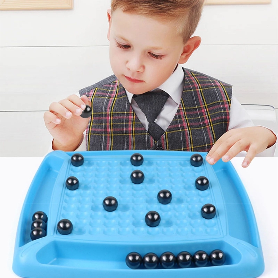 Show details for لعبة الشطرنج المغناطيسية "، ألعاب تعليمية للأطفال/معركة متعددة اللاعبين Picture of لعبة الشطرنج المغناطيسية "، ألعاب تعليمية للأطفال/معركة متعددة اللاعبين