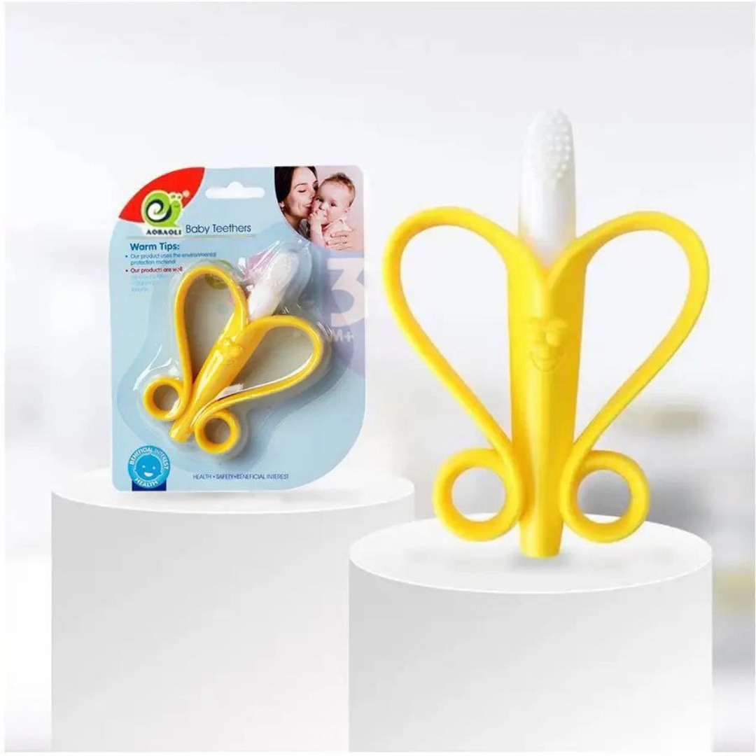 Picture of baby-banana-infant-toothbrush-0-12-months