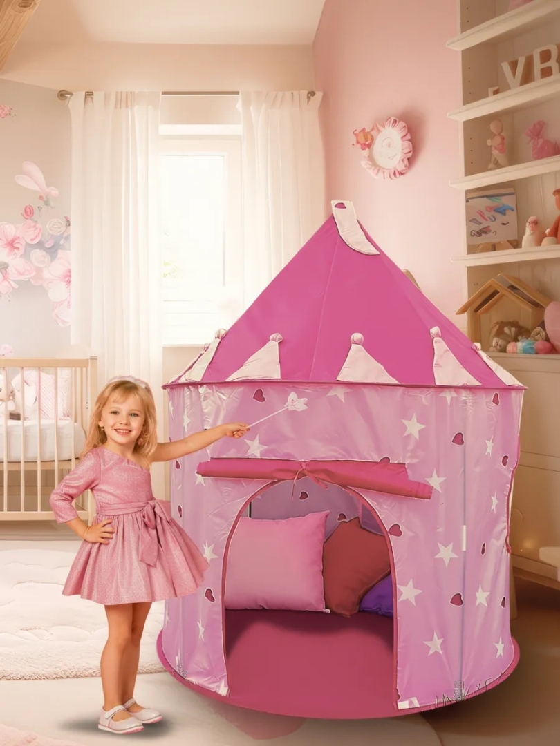 Show details for خيمة قصر للأطفال | خيمة لعب فاخرة تمنح طفلك عالم من الخيال Picture of خيمة قصر للأطفال | خيمة لعب فاخرة تمنح طفلك عالم من الخيال