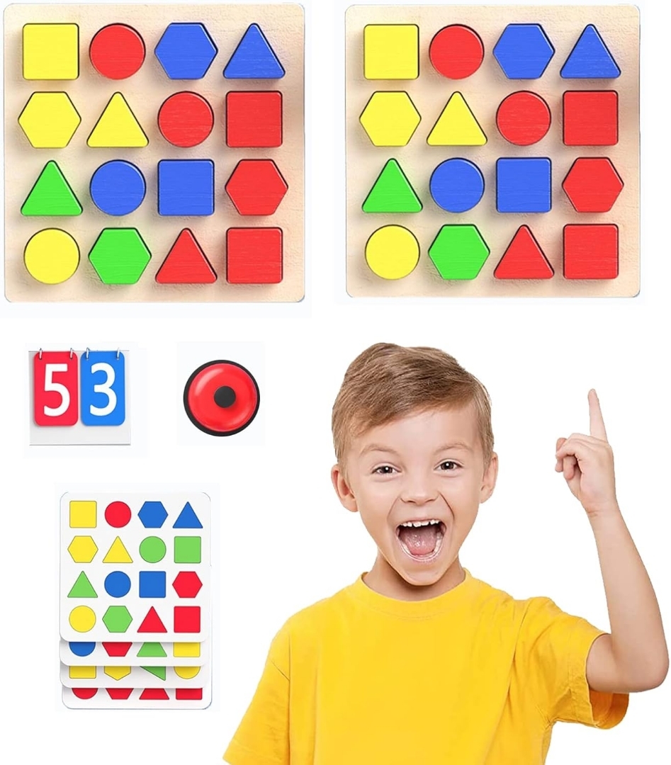 Show details for لعبة تعليمية بونديبون مطابقة الأشكال | لتنمية الذكاء والتمييز البصري للأطفال Picture of لعبة تعليمية بونديبون مطابقة الأشكال | لتنمية الذكاء والتمييز البصري للأطفال