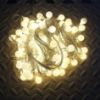 صورة سلسلة مصابيح غلوب مقاومة للماء، مصباح Led اضاءة وررم