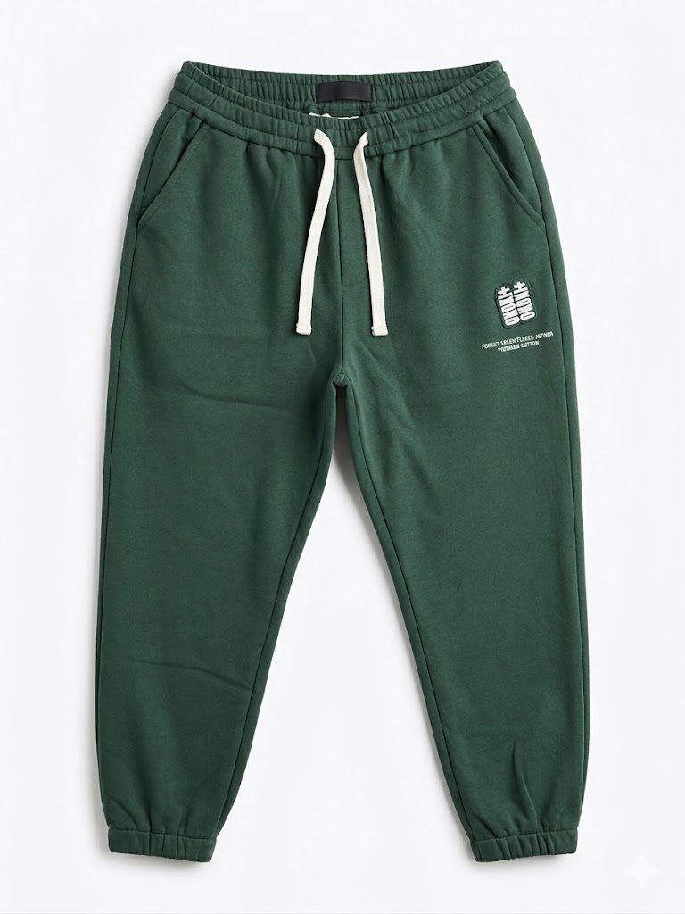 Cotton sweatpants with a comfortable fit