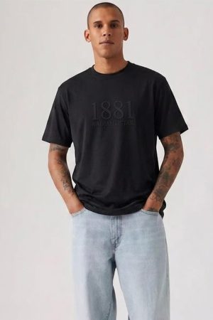 Stealth Embossed Tee – Onyx Black