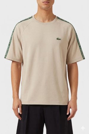Men’s Minimalist Triangle Emblem Premium Casual T-Shirt