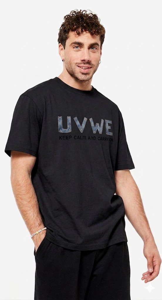 Men's Letter & Casual Crew Neck T-Shirt