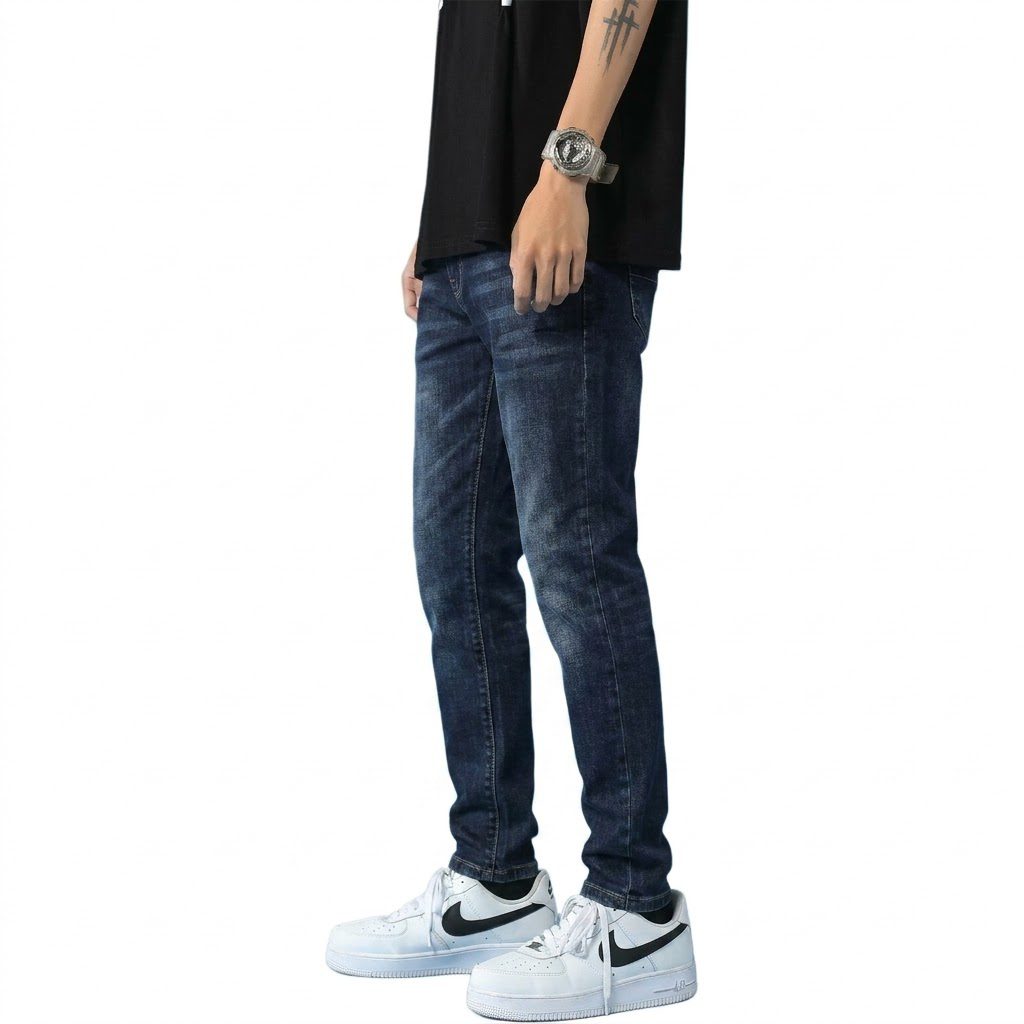 Men's Regular-Fit Dark Washed Jeans