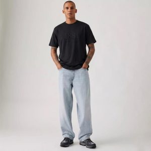 Stealth Embossed Tee – Onyx Black