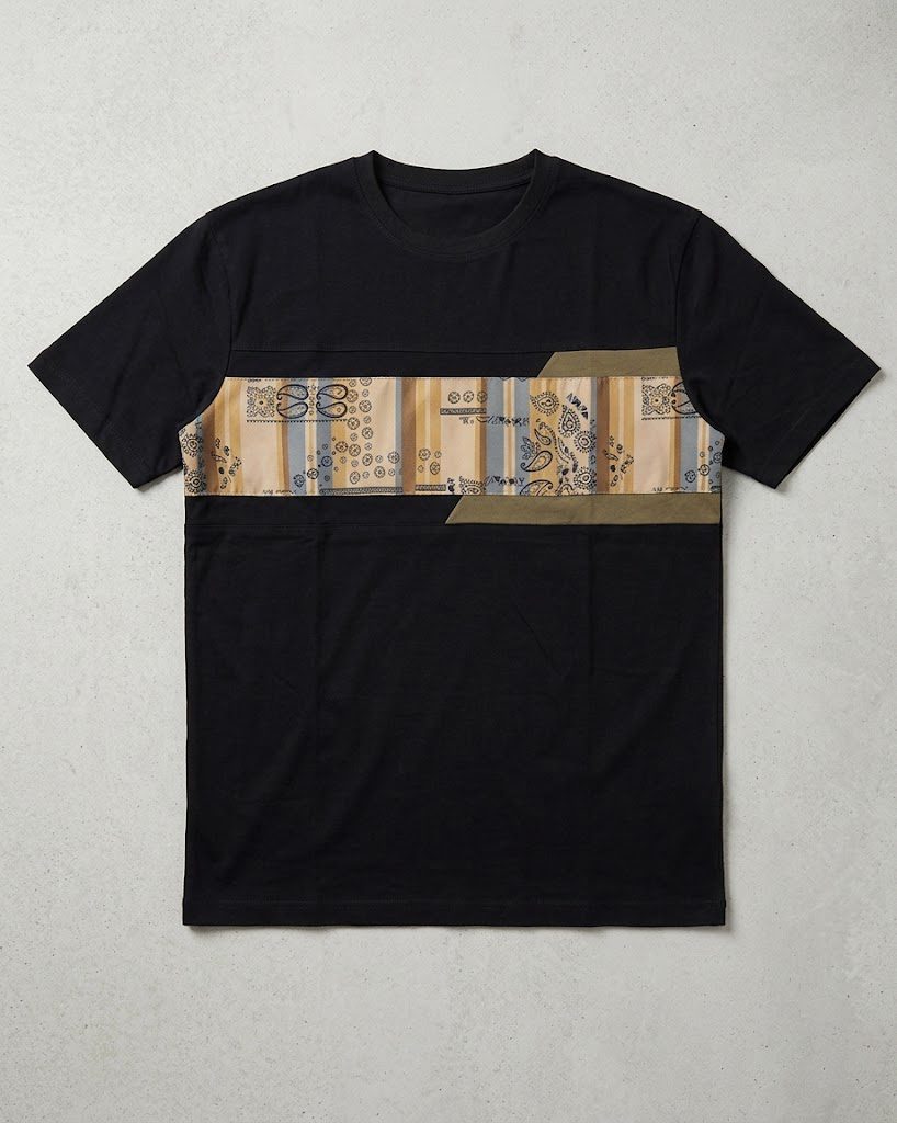 Men's Urban Streetwear T-Shirt – Black