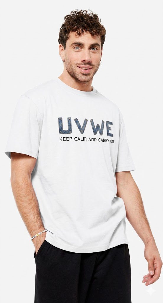 Men's Letter & Casual Crew Neck T-Shirt