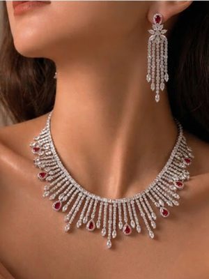 Luxury Women’s Zircon Set