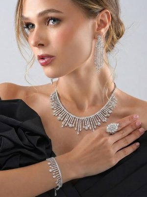 Luxury Chandelier Set – Royal Zircon