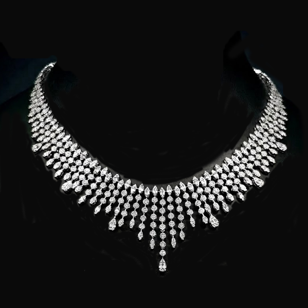Luxury Chandelier Set – Royal Zircon