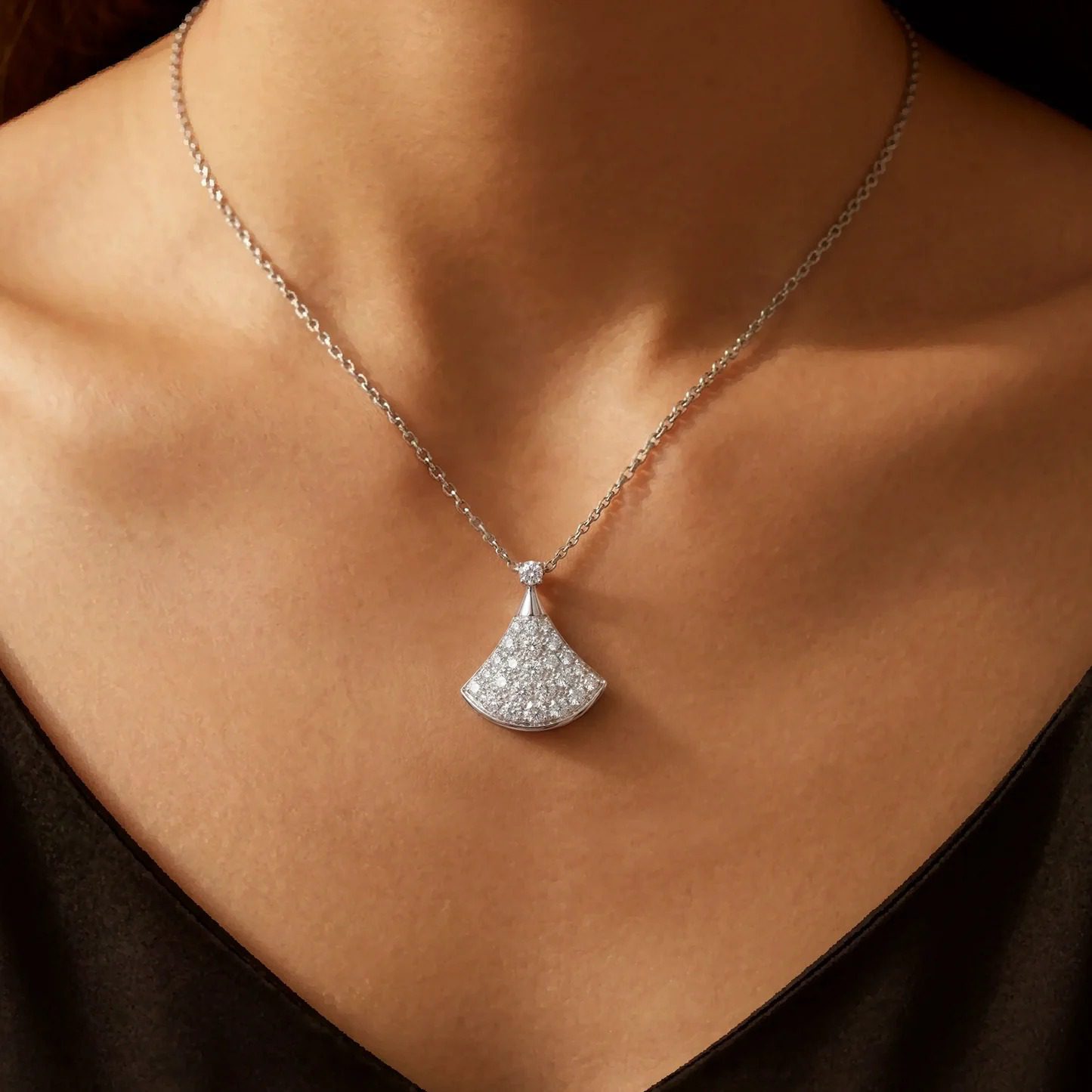 Shaped Zircon Pendant