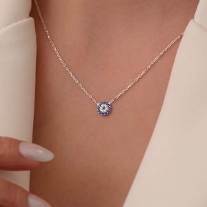 Zircon Pendant Necklace