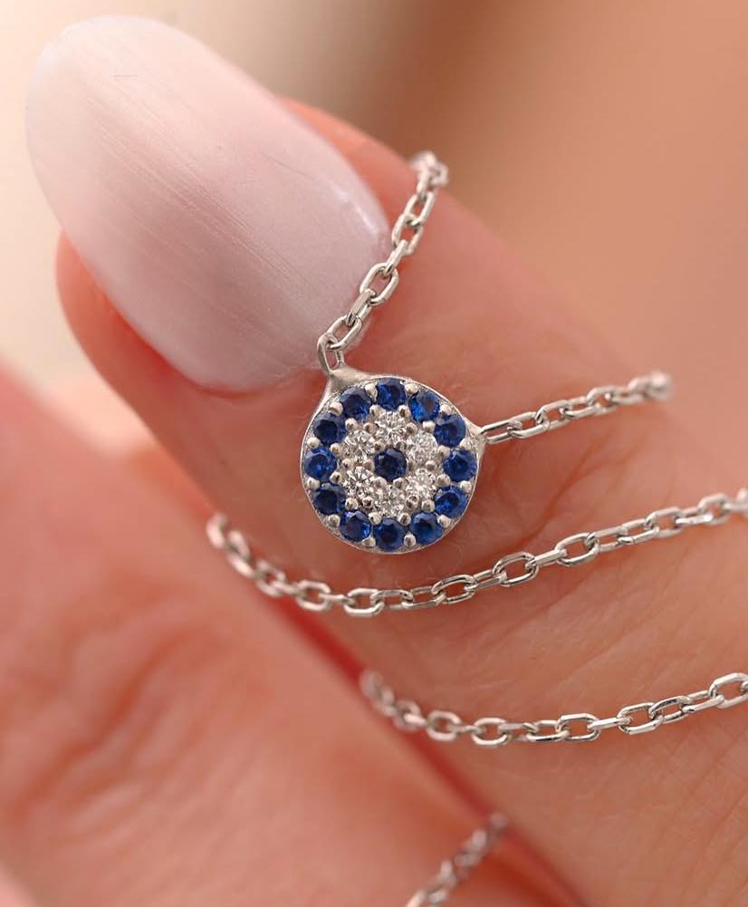 Zircon Pendant Necklace