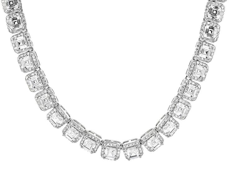 Luxurious baguette-design zirconia