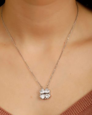 Leaf Clover Chain Locket