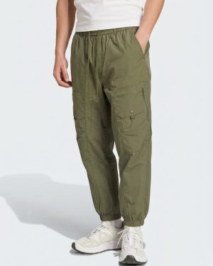 Tactical Olive Green Cargo Joggers